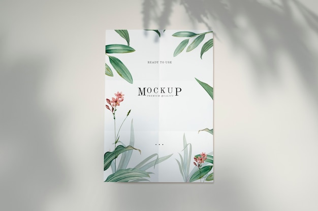 PSD ready to use premium quality poster mockup