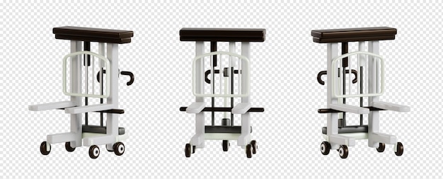 Realistic 3D Render of a Trolley Perfect for Logistics Warehousing Shipping Industrial Design and Material Handling Concepts