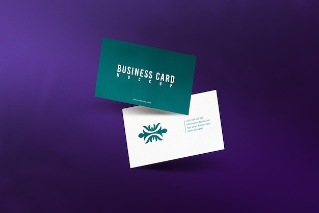 Realistic Business Card Mockup