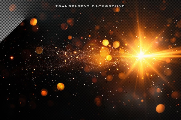 Realistic Lens Flare in transparent background