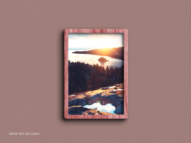 Realistic Photo Frame Mockup