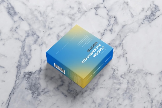 PSD rectangle box packaging mockup