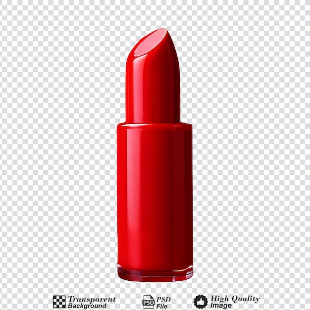 red lipstick swatch or isolated on transparent background