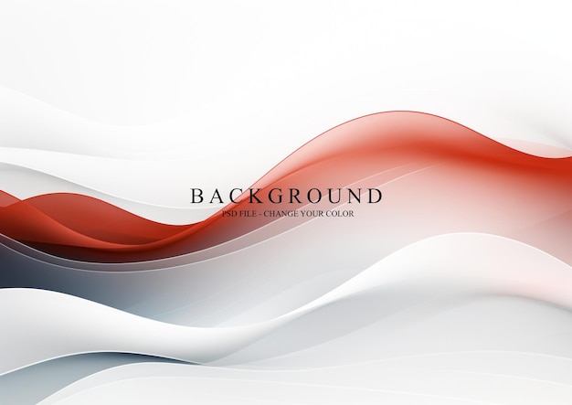 PSD red white and blue abstract wavy pattern