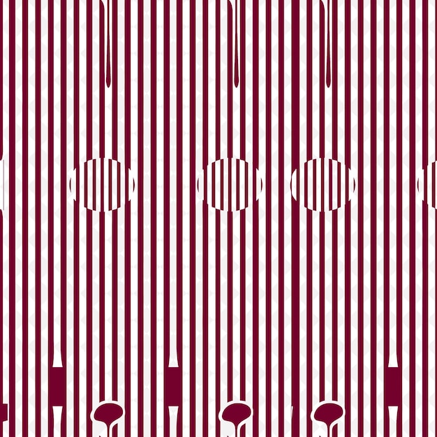 PSD a red and white striped background with a pattern of two ears