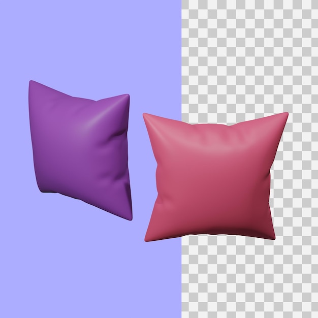 rendering 3d pillow icon