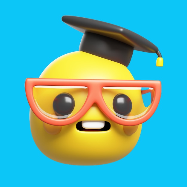 Renderowanie 3d ikony emoji