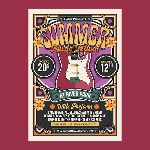 Retro 70's Summer Music Festival