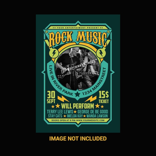 Rock Music Flyer