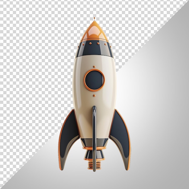 rocket 3d render png