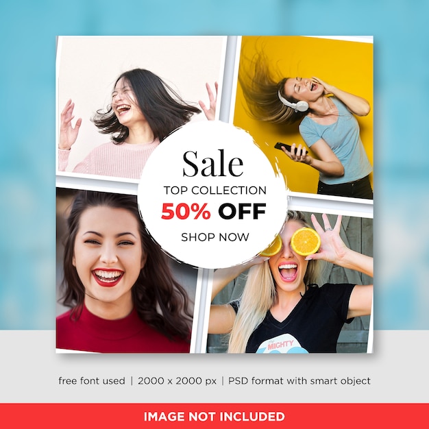 Sale Social Media Banner Template