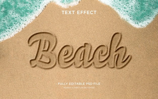 Sand text effect