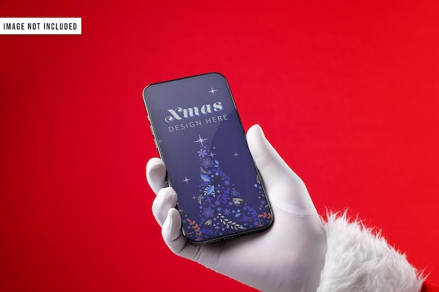 Santa Phone Mockup