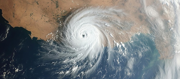 PSD satellite image of cyclone over ocean