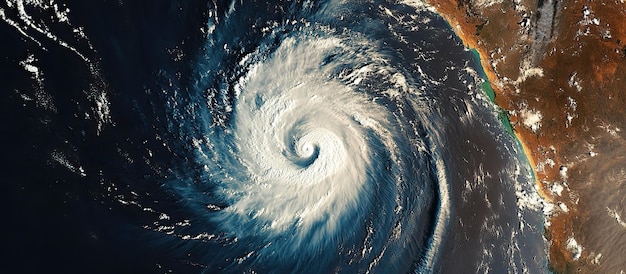 PSD satellite image of a cyclone over the ocean