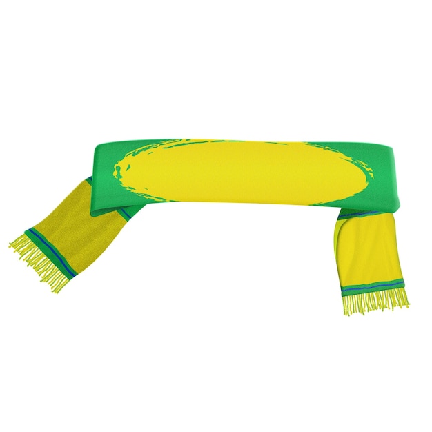 Scarf Green Yellow