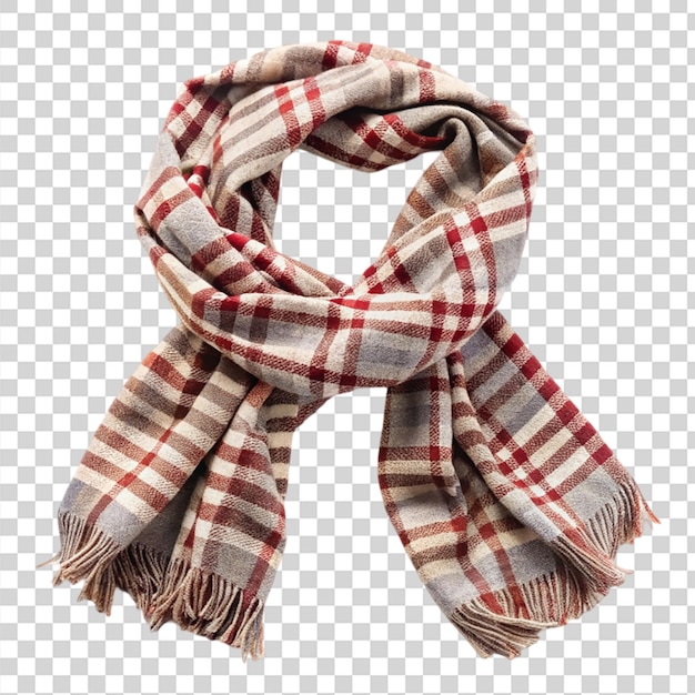 PSD scarf isolated on transparent background