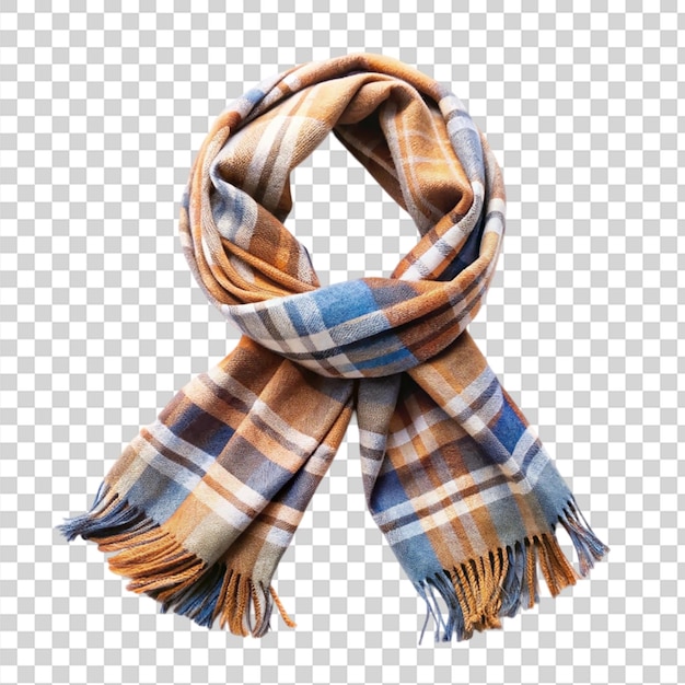 PSD scarf isolated on transparent background