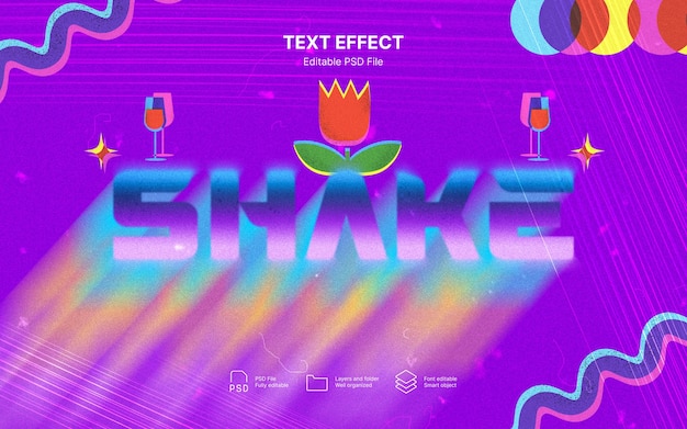 Shake   text effect