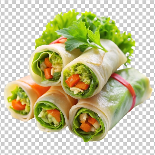 Shawarma sandwich on transparent background