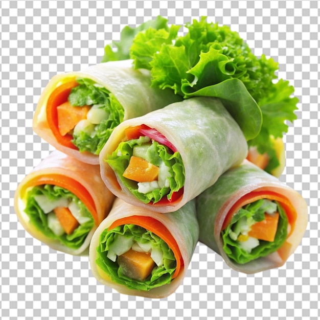 Shawarma sandwich on transparent background