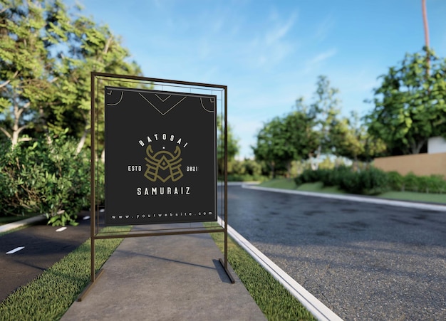 Signage Logo Mockup Design003