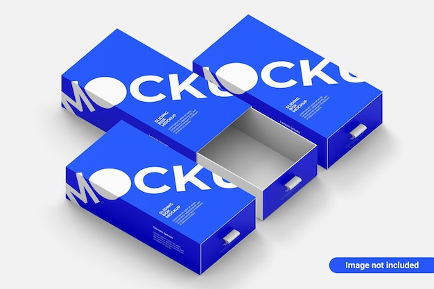 PSD sliding box mockup