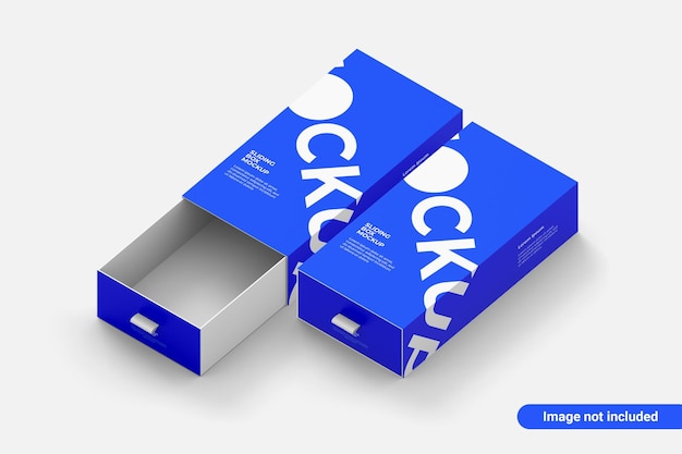 PSD sliding box mockup