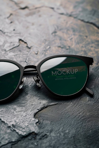 PSD smart glasses  mockup