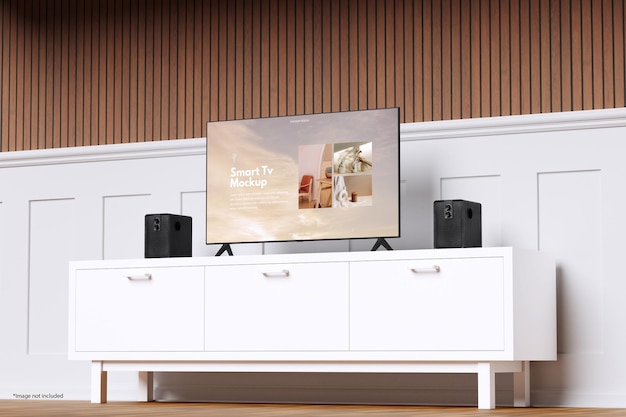 PSD smart tv mockup