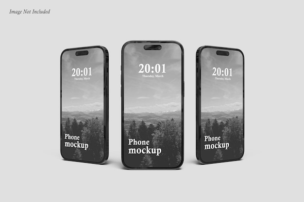 Smartphone 14 pro mockup