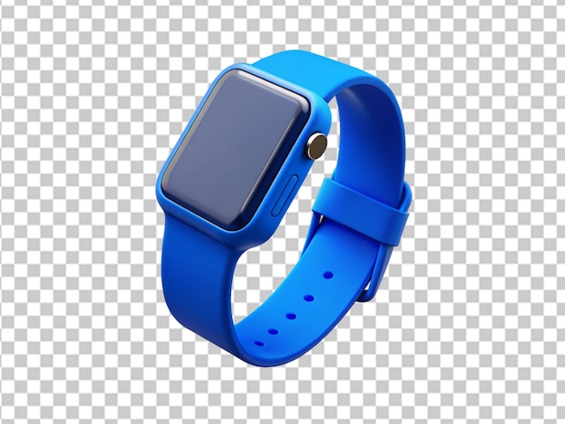 PSD smartwatch realistic isolated on transparent background