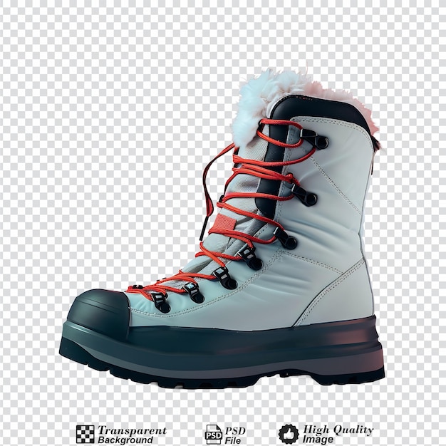 Snow Boot isolated on transparent background