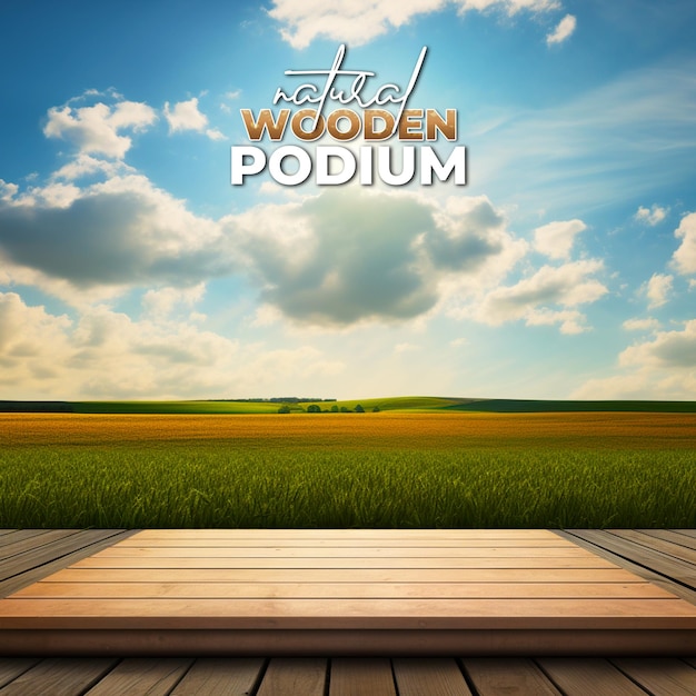 A social media post template for Product display 3d podium background