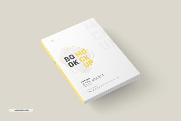 softcover book cover mockup