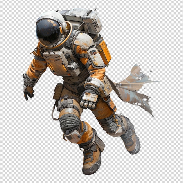 Space scavenger isolated on transparent background