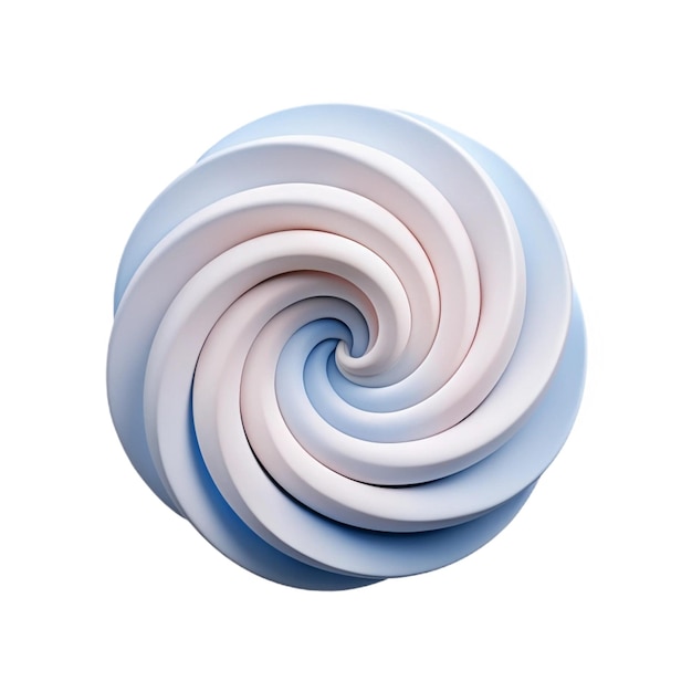 PSD a spiral design is shown on a white background