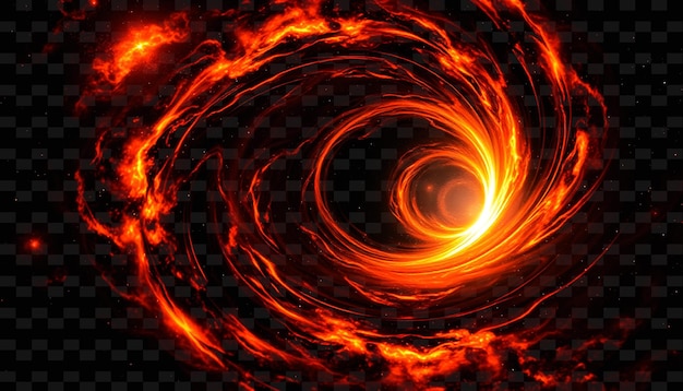 PSD a spiral of fire and flames