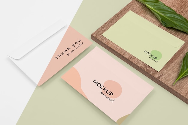 PSD stationery and plant assortment