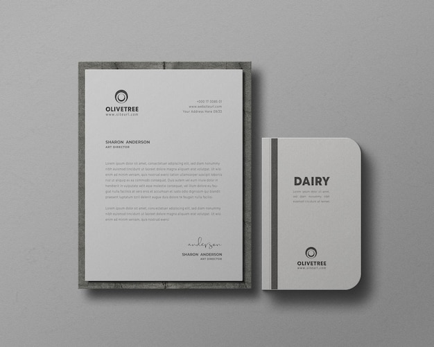 Stationery Set Mockup