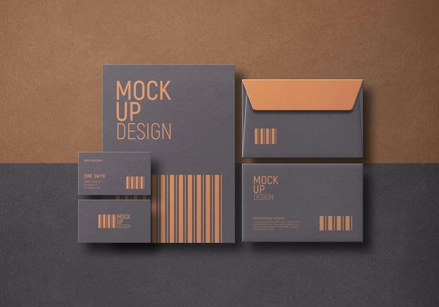 Stationery Set Mockup