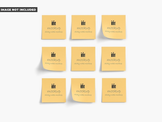 Sticky Notes Mockup