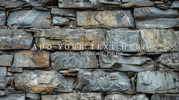 PSD stone wall texture