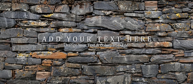 PSD stone wall texture