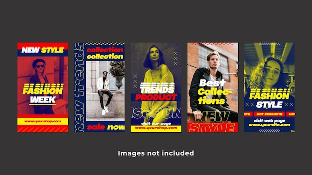 PSD store instagram stories