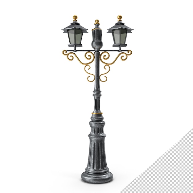 PSD street lamp png