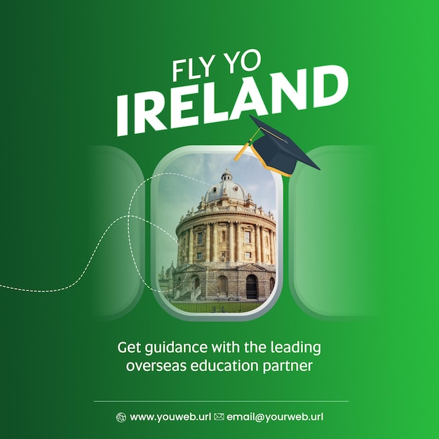 Study in Ireland Social Media Post