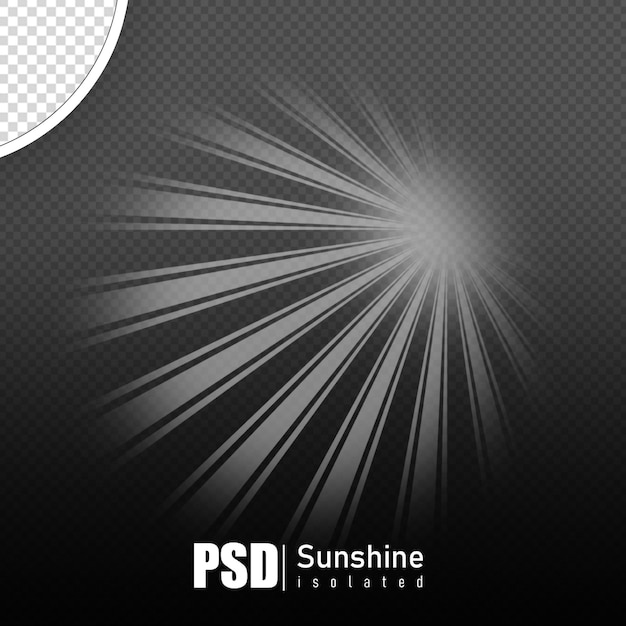 PSD sunrise light effect