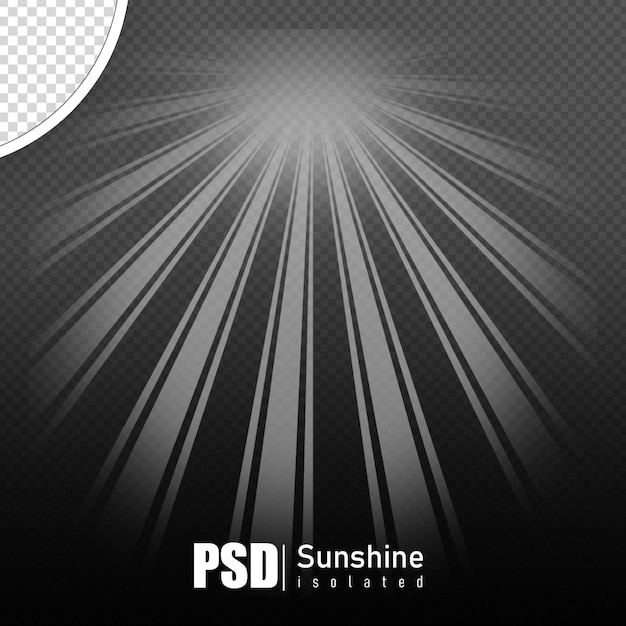 PSD sunrise light effect