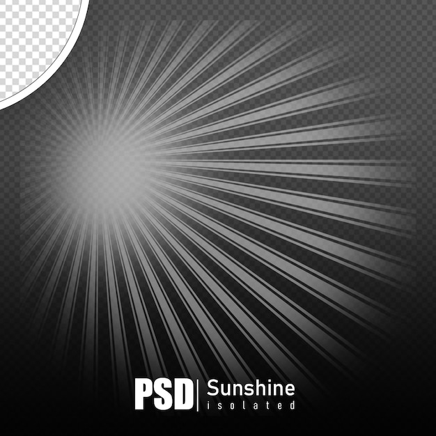 PSD sunrise light effect